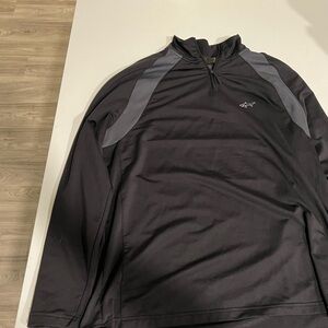 Greg Norman Collection Black and Gray Performance Jacket